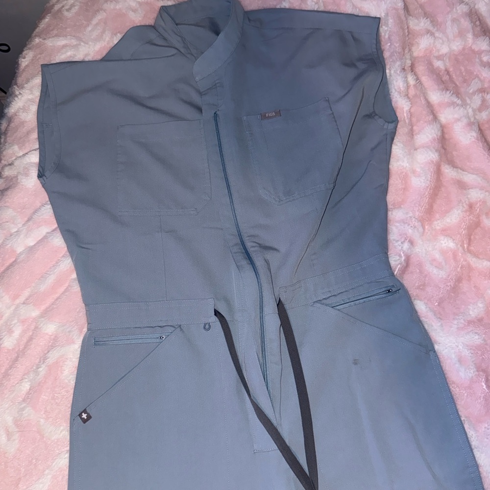 Figs dusty blue Jumpsuit - Picture 3 of 5